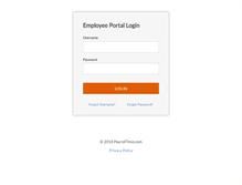 Tablet Screenshot of payrolltime.com